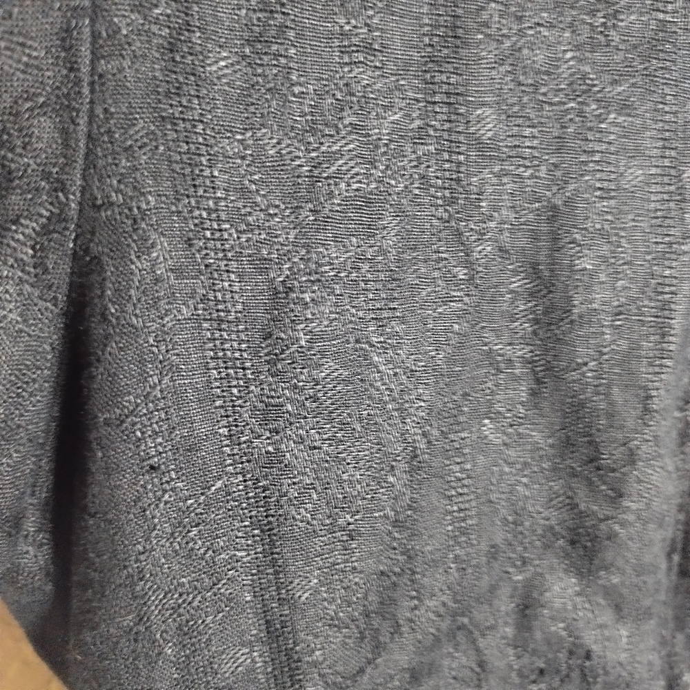 Flax Linen Texted Langenlook Buttoned Long Blazer… - image 6